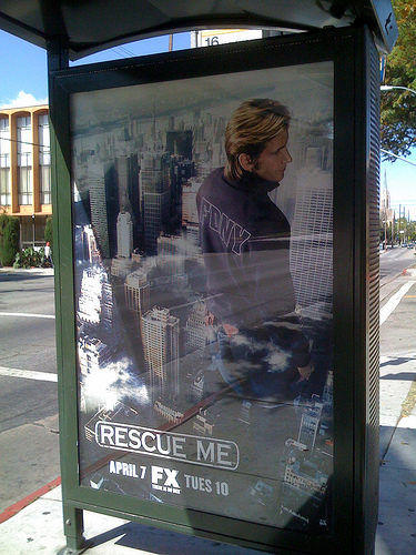 Poster for Rescue Me on FX channel