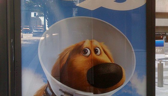 Dug the Dog in Pixar animated movie Up