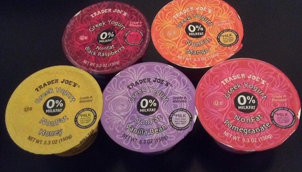 Trader Joe's Greek Yogurt flavors