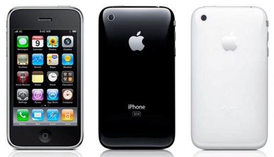 iPhone 3GS black white