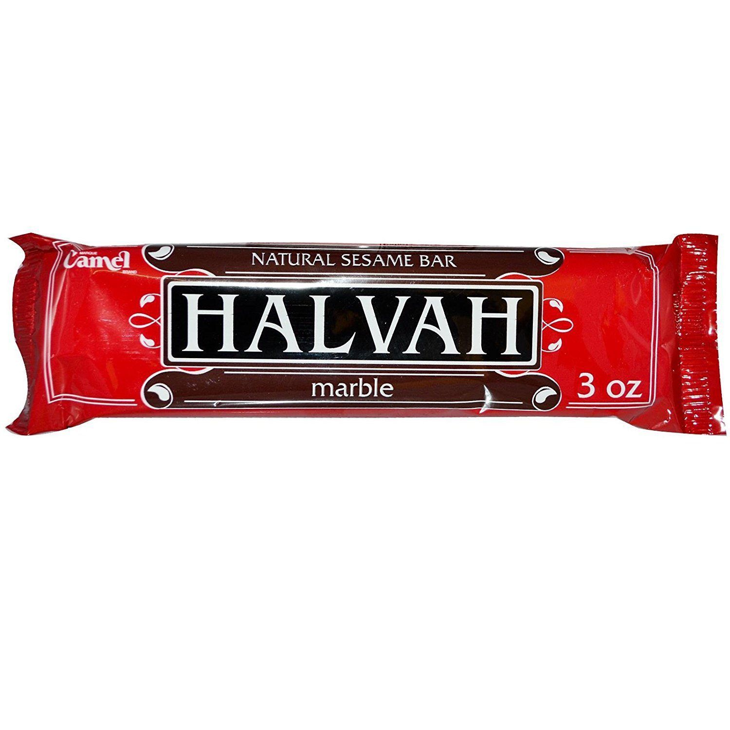 Camel Halvah Natural Sesame Bar (Marble)