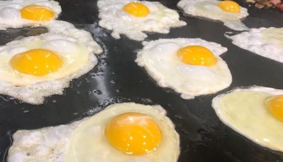 egg yolks and whites