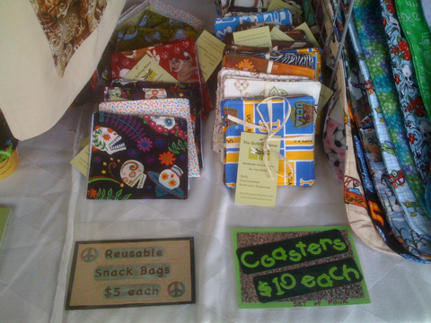 Reusable Snack Bags and Coasters