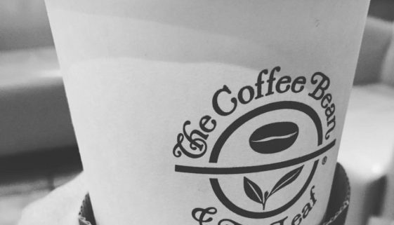 Coffee Bean cup with sleeve