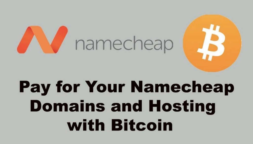 Pay Namecheap with Bitcoin