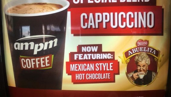 Abuelita cappuccino at ampm coffee