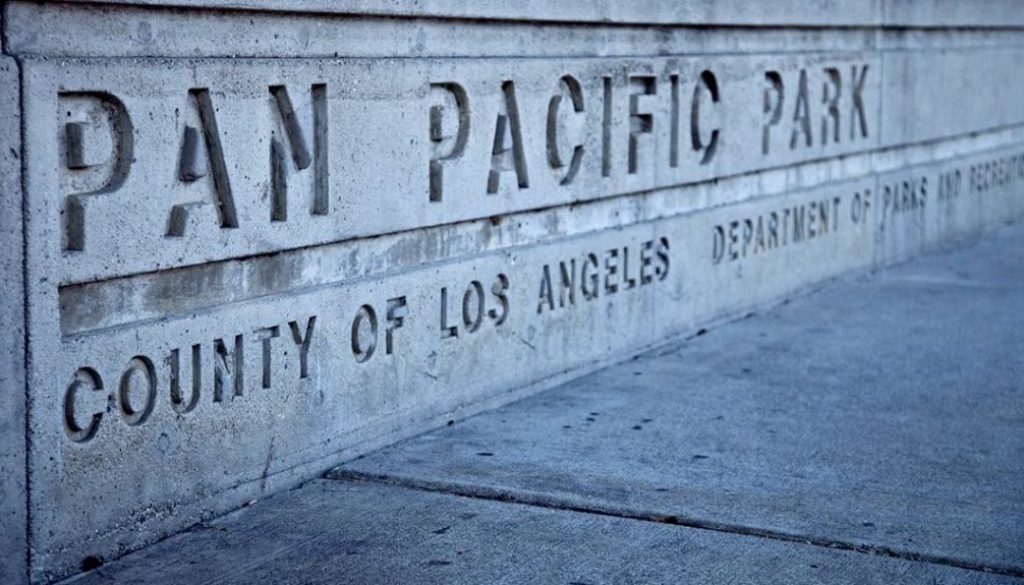 Pan Pacific Park sign