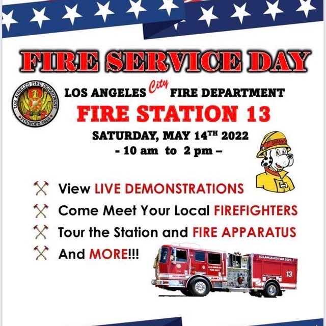 Fire Service Day in Los Angeles 2022